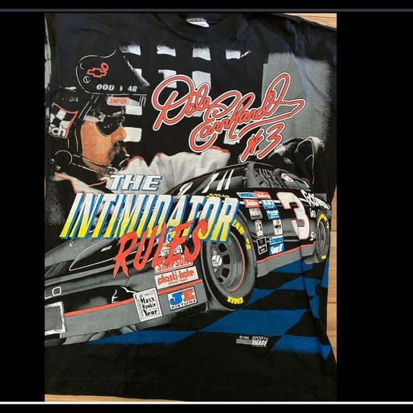 Vintage 1996 Dale Earnhardt The Intimidator Tee - Picture 2 of 2